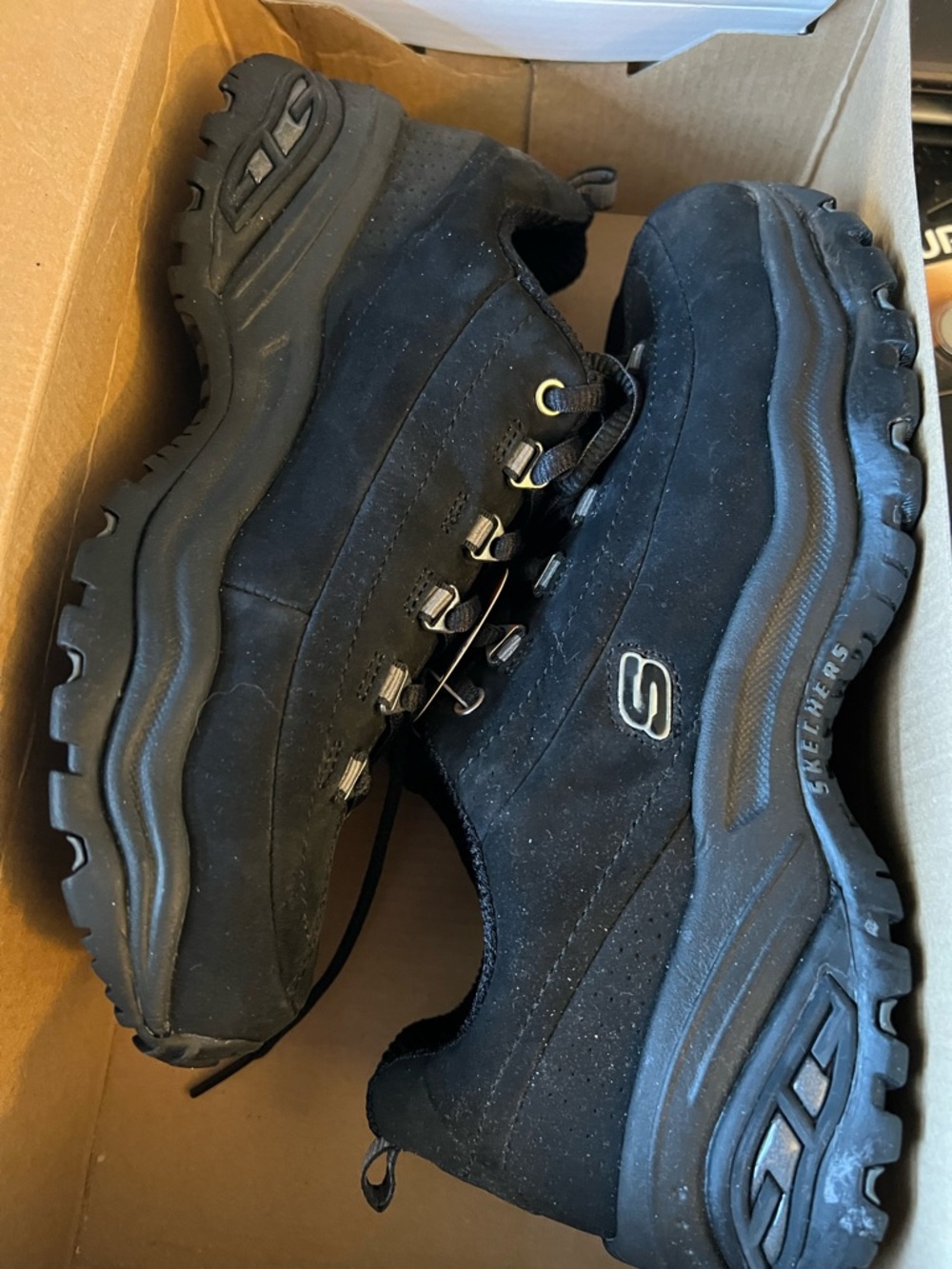 Skechers Sport Premium Women’s Black Shoes Size 8.5